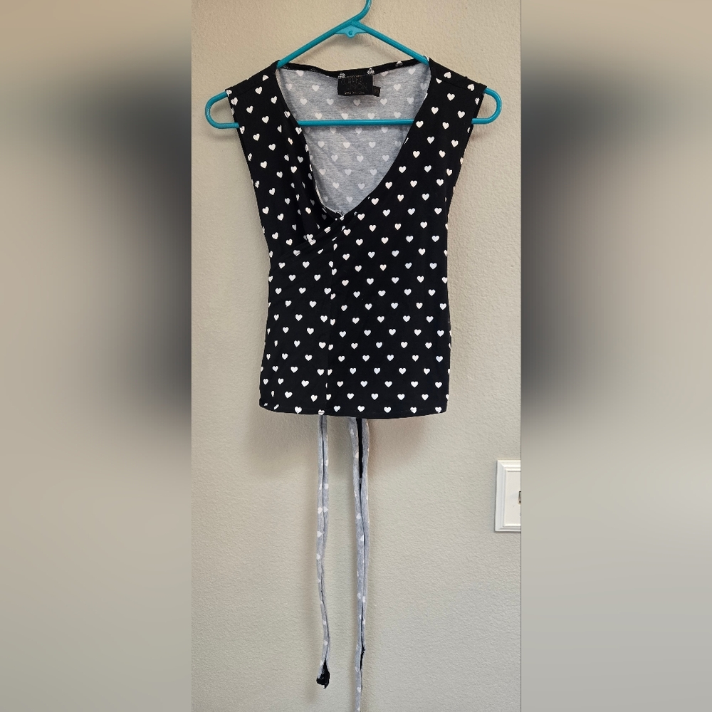 Copper Union wrap crop top, size 3